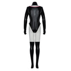 Hazbin Hotel An gel Dust Poison Cosplay Costume Black Leather Jumpsuit Party Carnival - Azufun