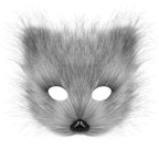 Simulation fox mask gloves plush fox tail set cos props accessories