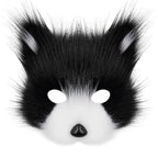 Simulation fox mask gloves plush fox tail set cos props accessories