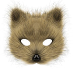 Simulation fox mask gloves plush fox tail set cos props accessories