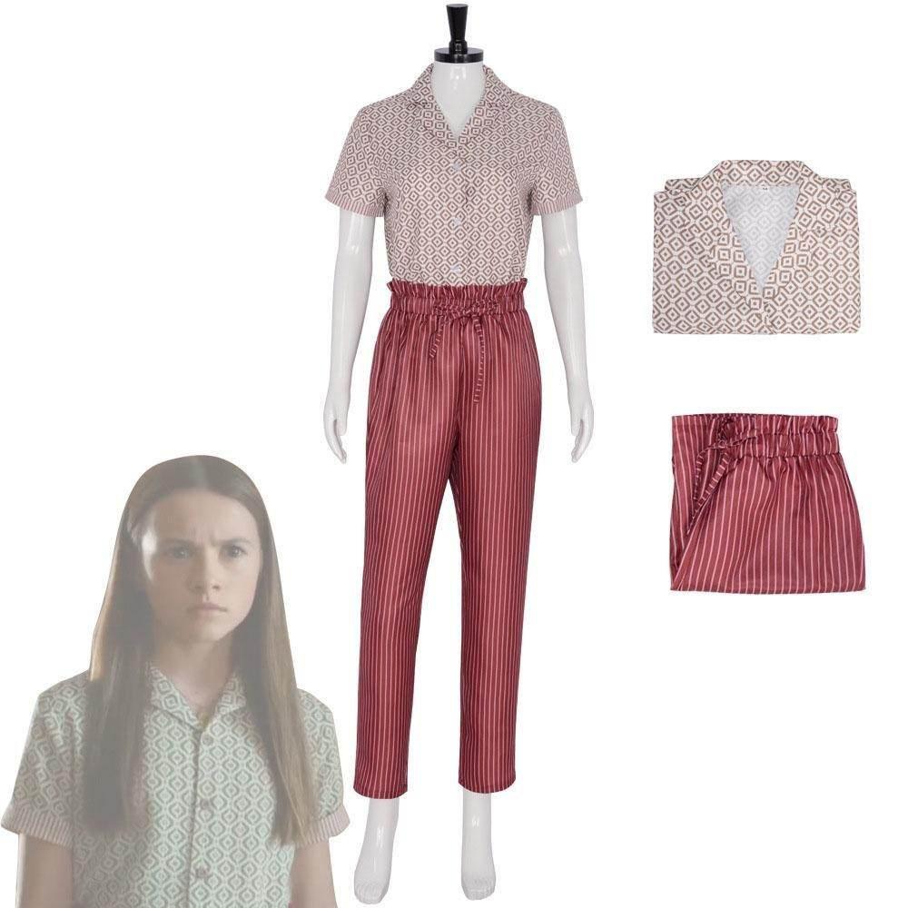 2024 Movie IF Bea Cosplay Costume Heroine Shirt and Trousers Set - Azufun