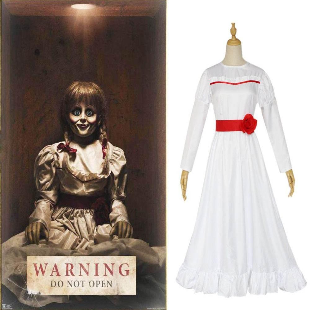 Annabell Child's Play Chucky Costume Dress Wig Set - Azufun