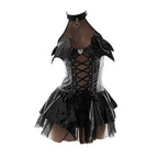 Witch Cosplay Costume Female Little Devil Perspective Skirt - Azufun