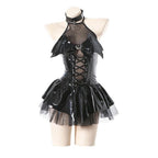 Witch Cosplay Costume Female Little Devil Perspective Skirt - Azufun