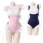 Lotus Leaf One-Piece Princess Maid Uniform Suit - Azufun