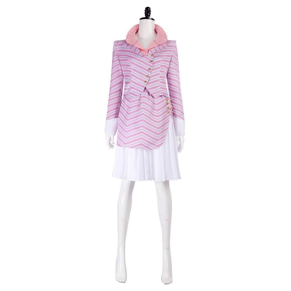 Wicked Glinda Pink Women Suit Outfit Carnival Cosplay Costume - Azufun