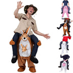 White Bear Pink Pig Rabbit Kangaroo Horse Funny Puppet Costumes - Azufun