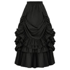 Medieval Retro Style Women's Waist Dance Skirt Dress - Azufun