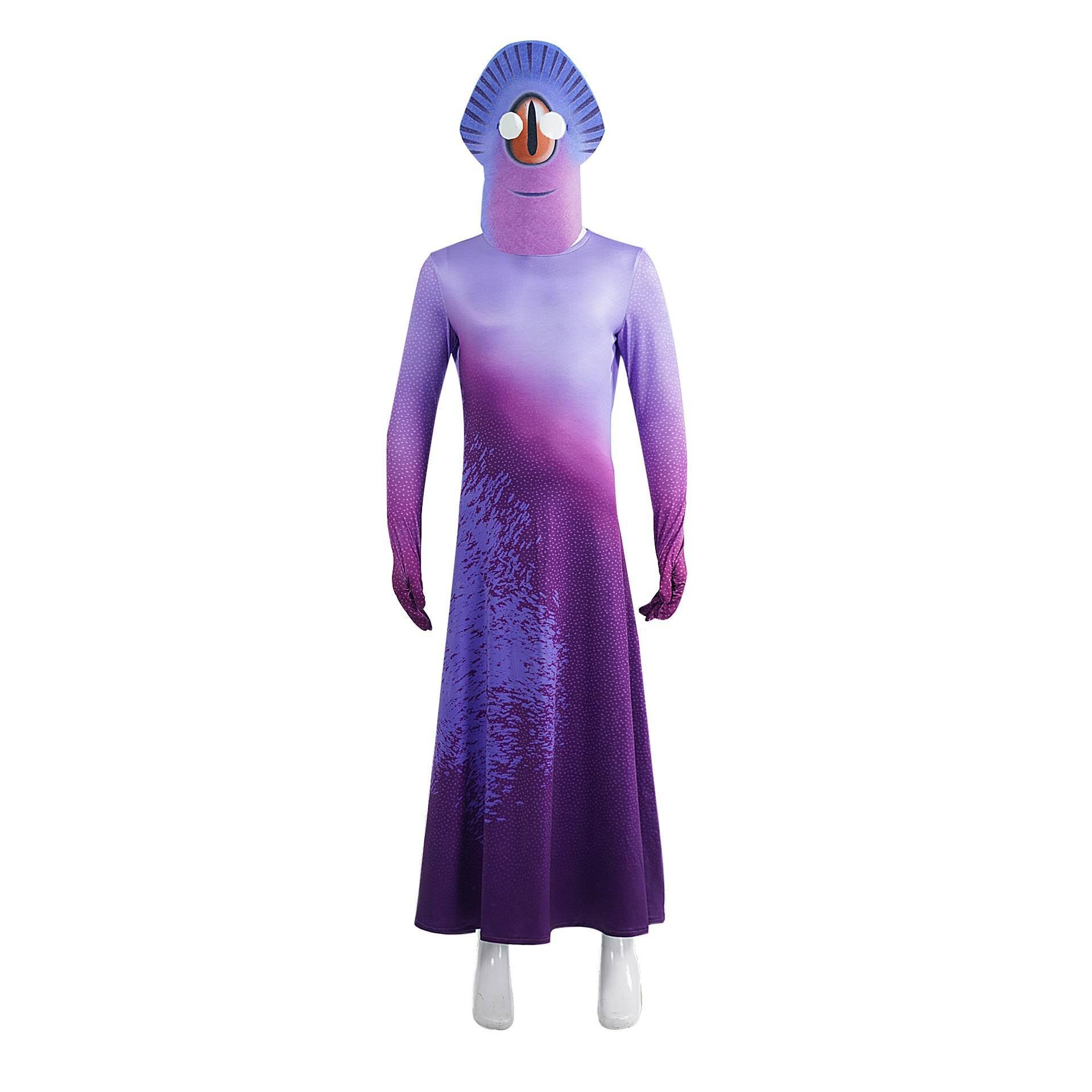 Alien blue fish tights bodysuit Alien earth commissioner Costume cosplay - Azufun