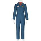 Mouthwashing Anya Women Blue Jumpsuit Carnival Halloween Cosplay Costume - Azufun