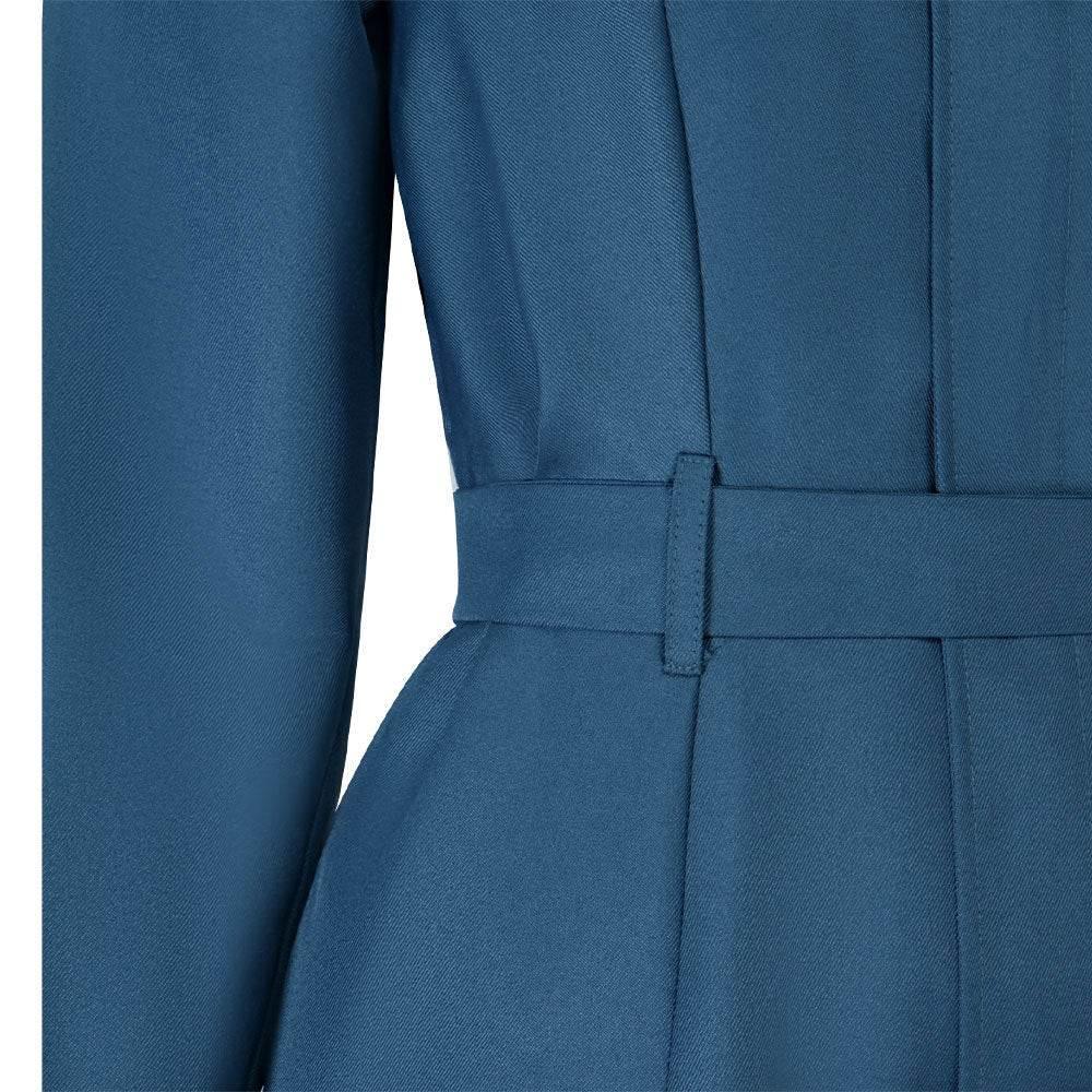 Mouthwashing Anya Women Blue Jumpsuit Carnival Halloween Cosplay Costume - Azufun