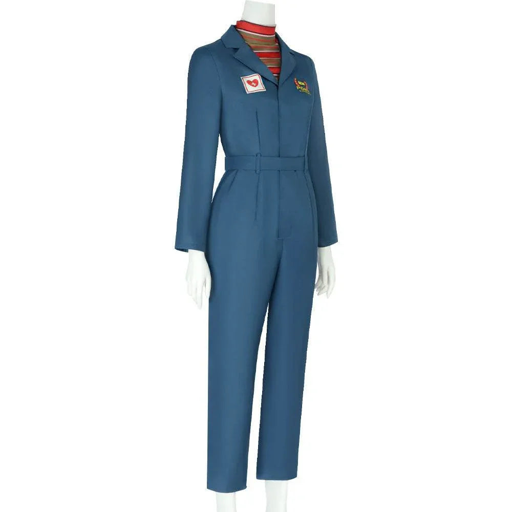 Mouthwashing Anya Women Blue Jumpsuit Carnival Halloween Cosplay Costume - Azufun
