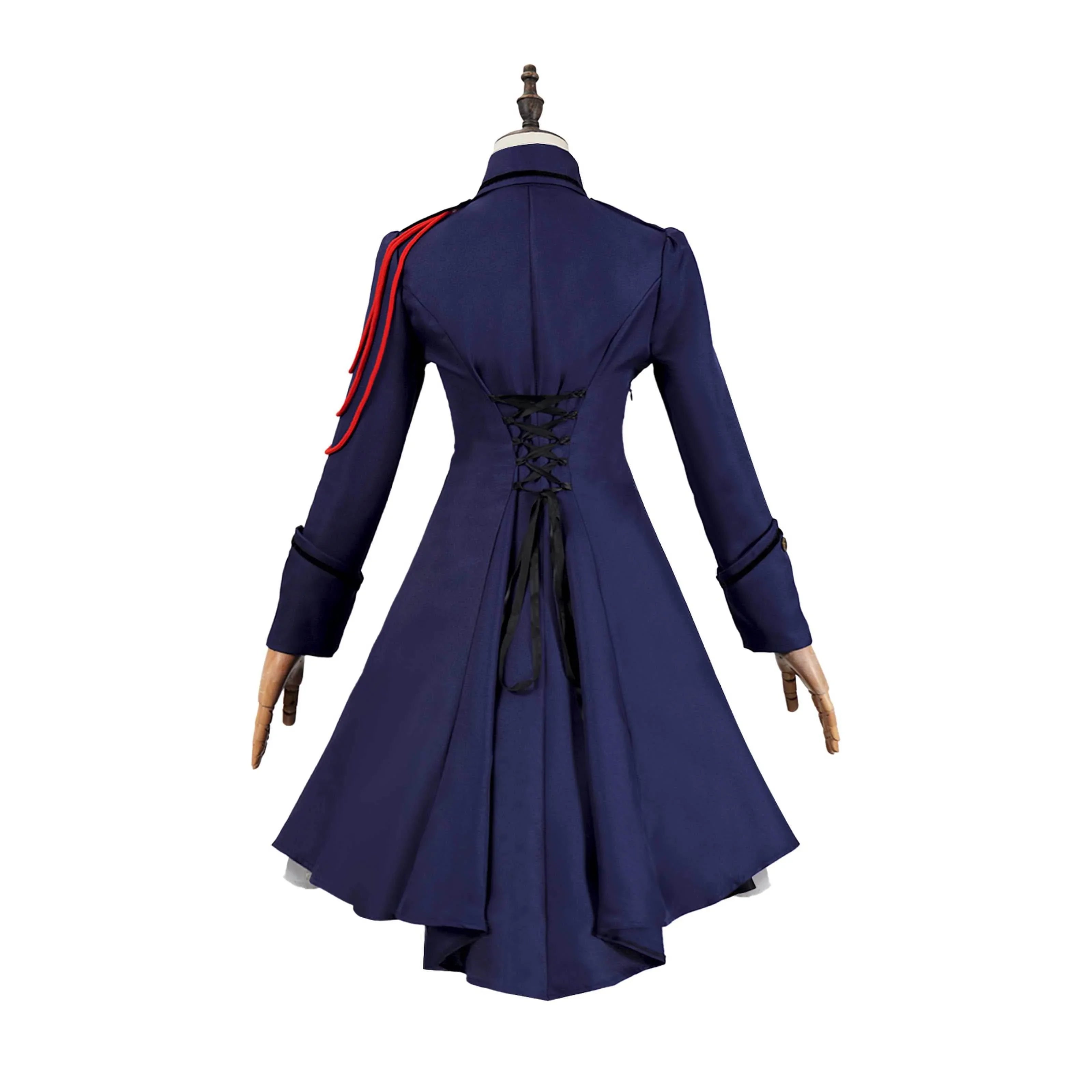 Medieval cos Renaissance gothic dress Retro bow ruffled punk cosplay skirt - Azufun