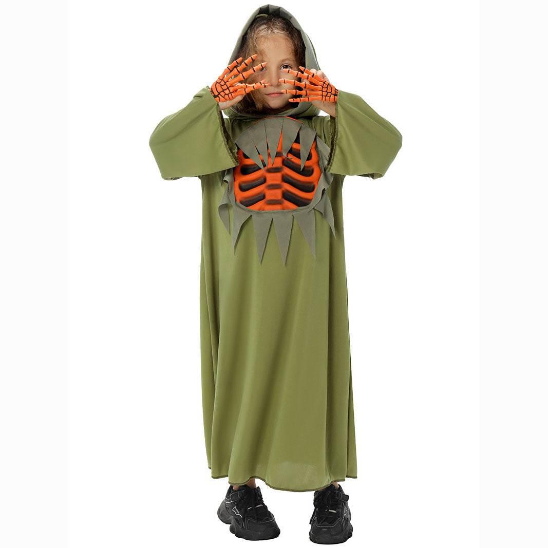 Fun World Scaru Skeleton Bleeding Pumpkin Halloween Costume for Kids - Azufun