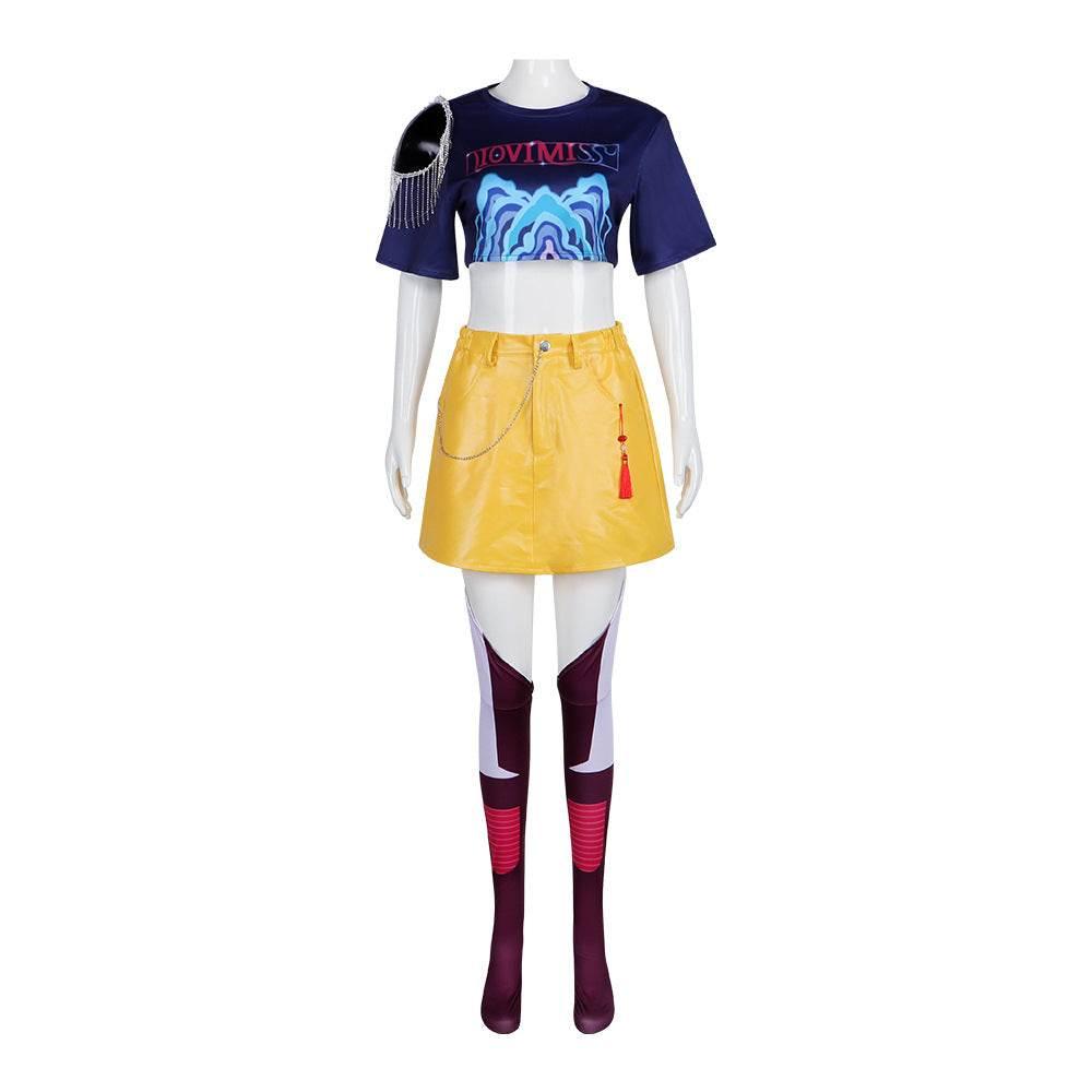 Kpop Rumi Mira Zoey Costume Movie TV Cosplay - Azufun