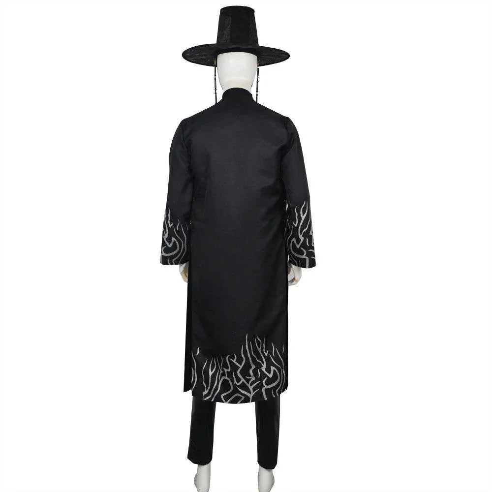Kpop Demon Hunters Jinu Costume Cosplay Outfit Hat For Adult Man Halloween - Azufun