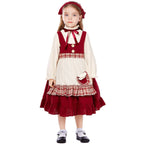 Kids The Little Match Girl Maid Oktoberfest Costume Dress Halloween - Azufun