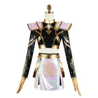 Kpop Witch Hunter Zoe Cosplay Costume Black and Gold Performance - Azufun