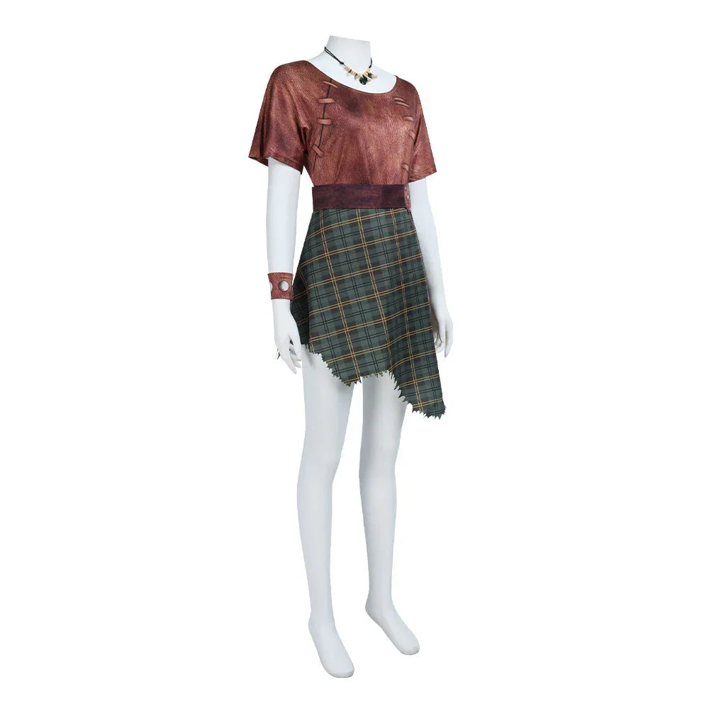 Shrek 5 Fiona Orc Cosplay Costume Halloween Dress Outfits for Women - Azufun