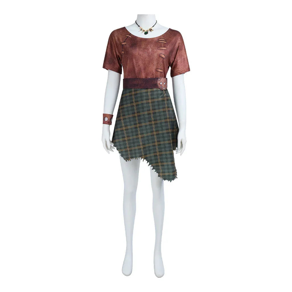 Shrek 5 Fiona Orc Cosplay Costume Halloween Dress Outfits for Women - Azufun