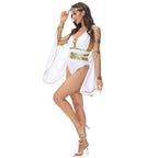 Ancient Roman Egyptian Queen Greek Goddess Costume Uniform - Azufun