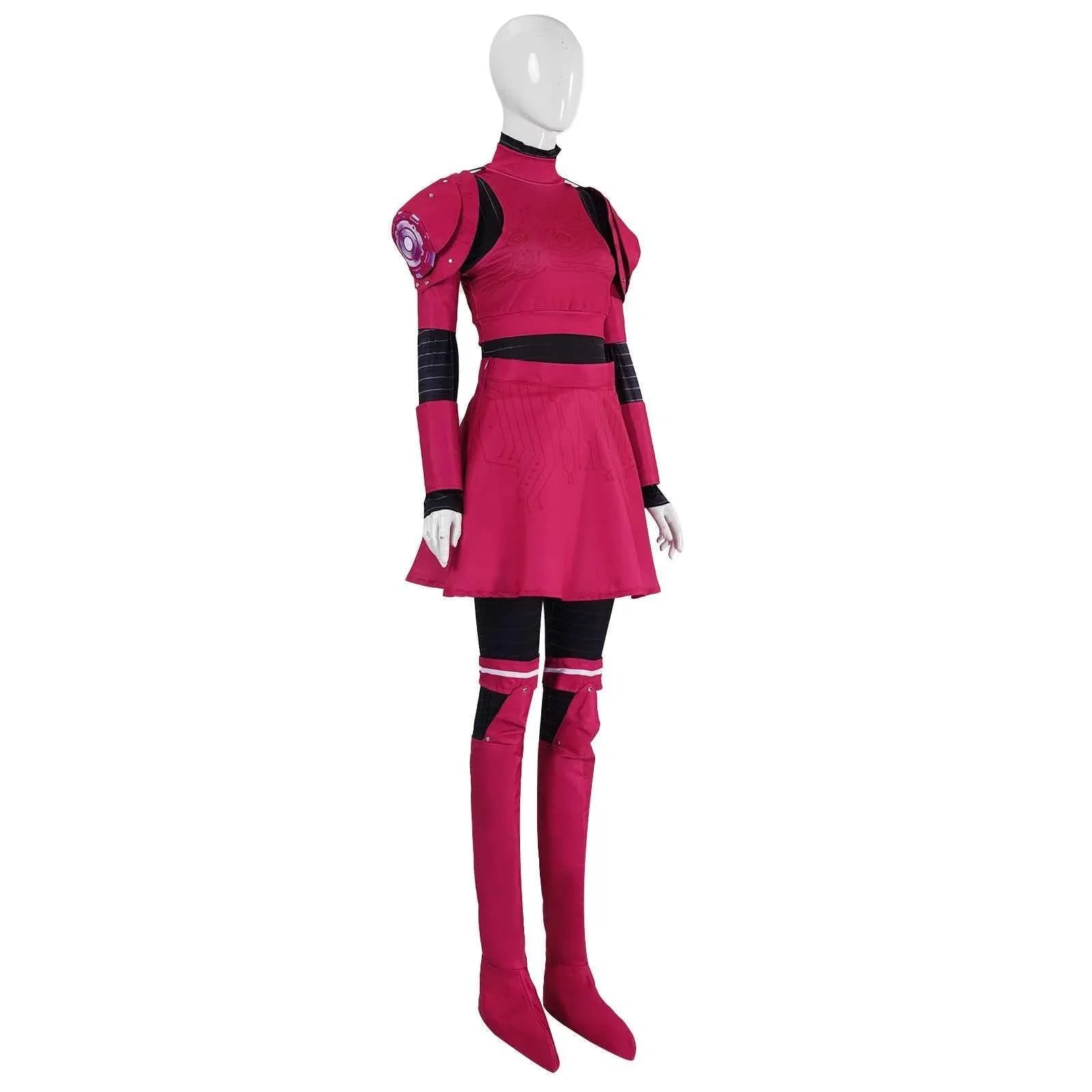 Robot Scary Doll Megan Costume M3GAN 2.0 Horror Cosplay for Adult Kids
