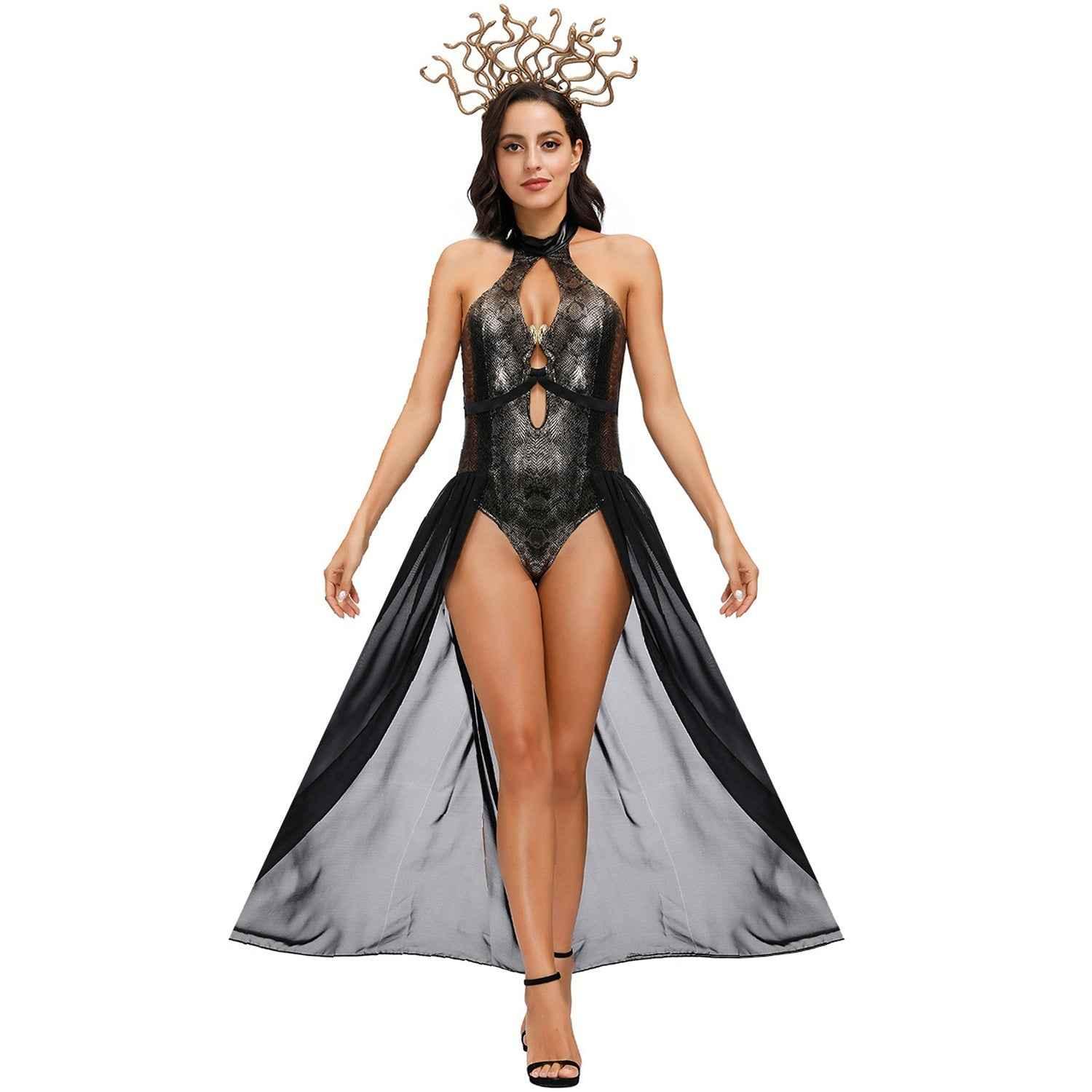 Greek goddess Egyptian Medusa Costume Halloween