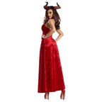 Red Succubus BAD RELIGION Demon Costume Halloween