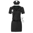 Female Police Cop Instructor Uniform Costume Halloween Carnival Party