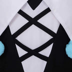 Game Eggy Party Stella Mute Girl Cosplay Costume Set