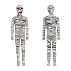 Skull Skeleton Jumpsuit Outfits Cosplay Costume Party For Kids