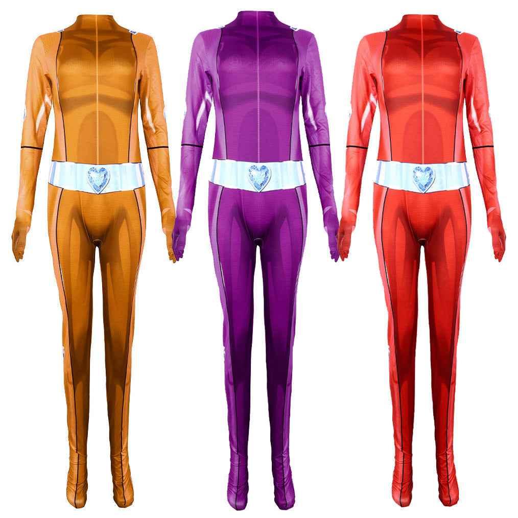 Totally Spieses Clover Ewing Samantha Simpson Alexandra Bodysuit Costume