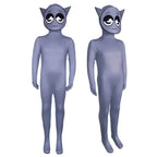 Sprunki Incredibox Costume Jumpsuit Bodysuit Halloween Kids Adult