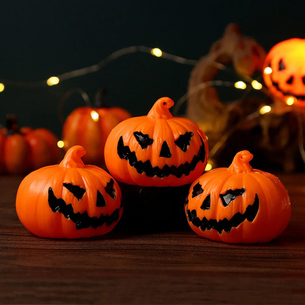LED Pumpkin Lantern Hanging Ornament Halloween Decorative Piece