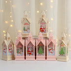 Electronic Candle Wind Lantern Castle Night Light Holiday Party Decorations