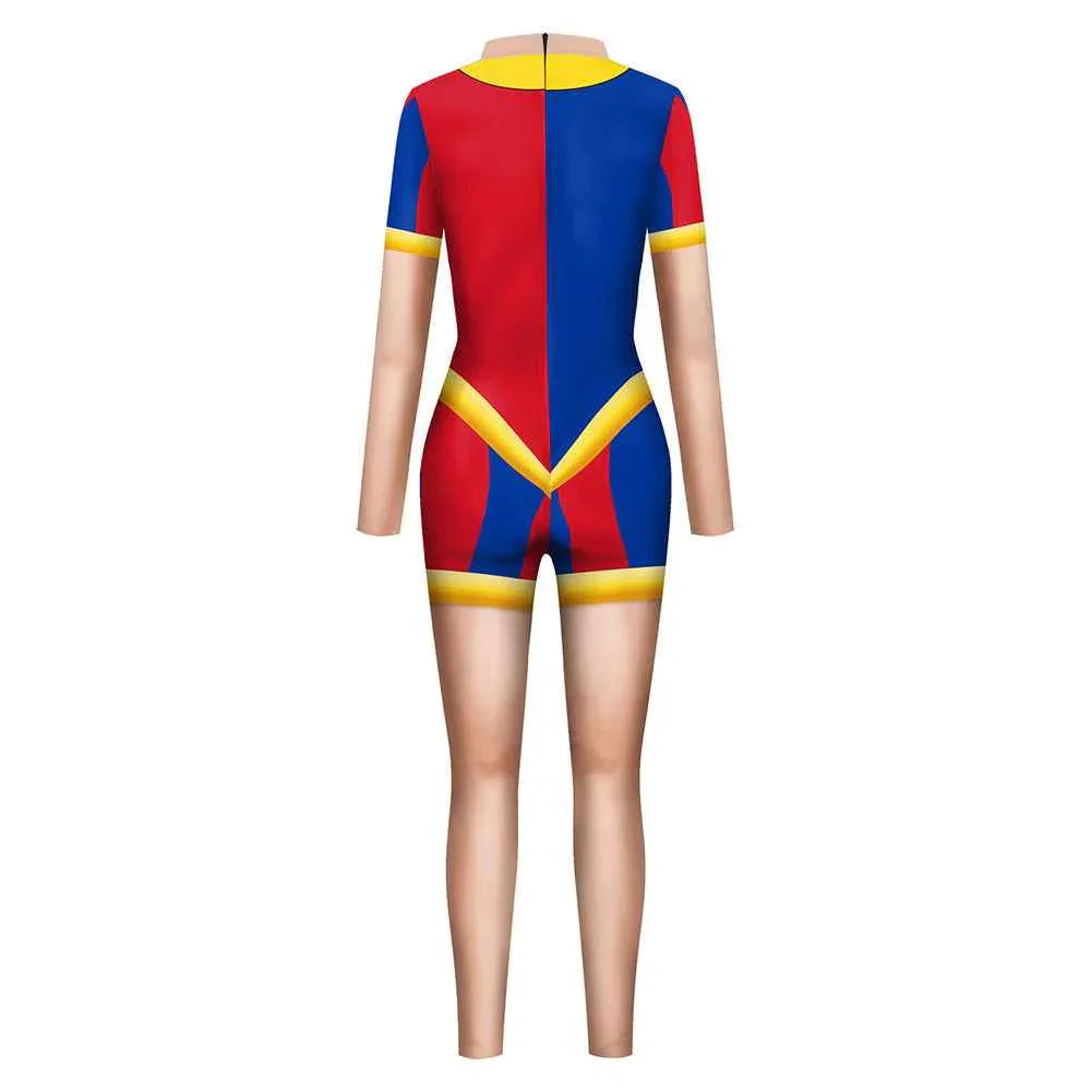 Pomni Bodysuit Costume for women Halloween