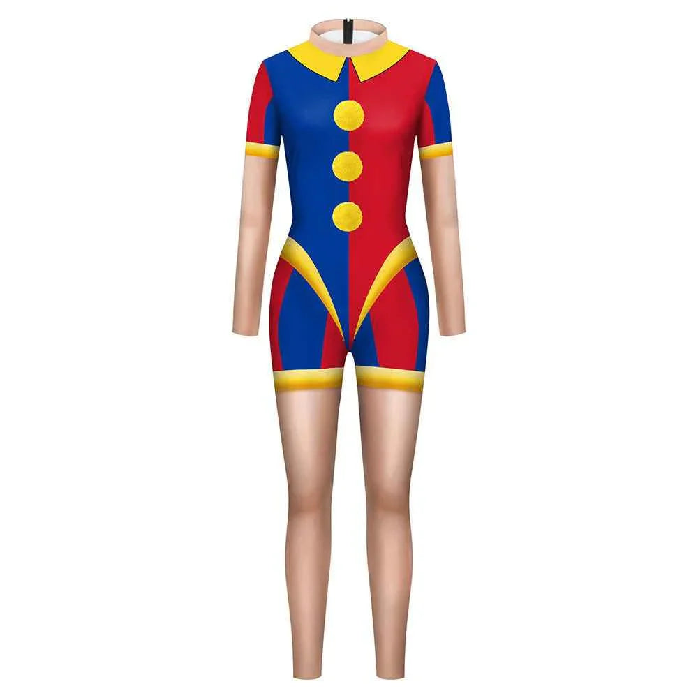 Pomni Bodysuit Costume for women Halloween