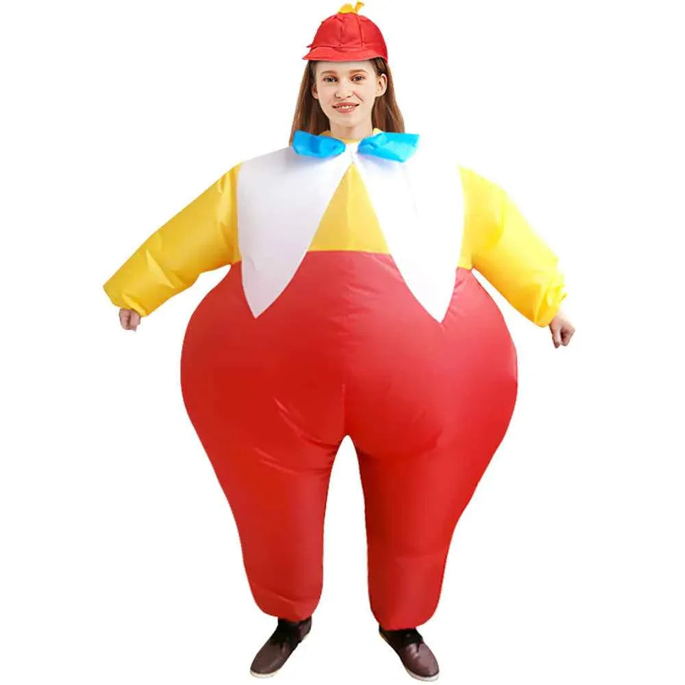 Ballerina Clown Ireland Hula funny Inflatable Costume suit Halloween