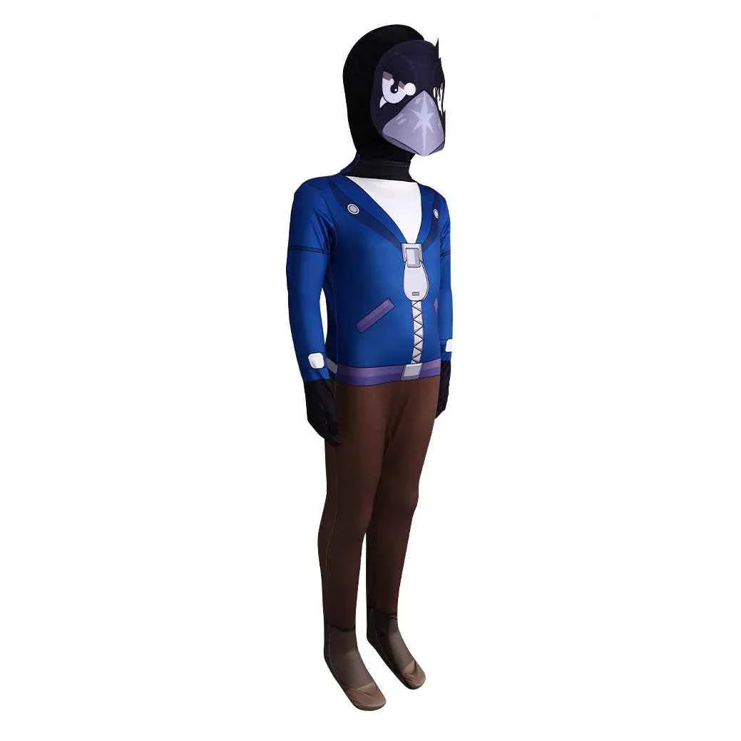 Brawl Stars Spike Leon Crow Costume Cosplay Halloween