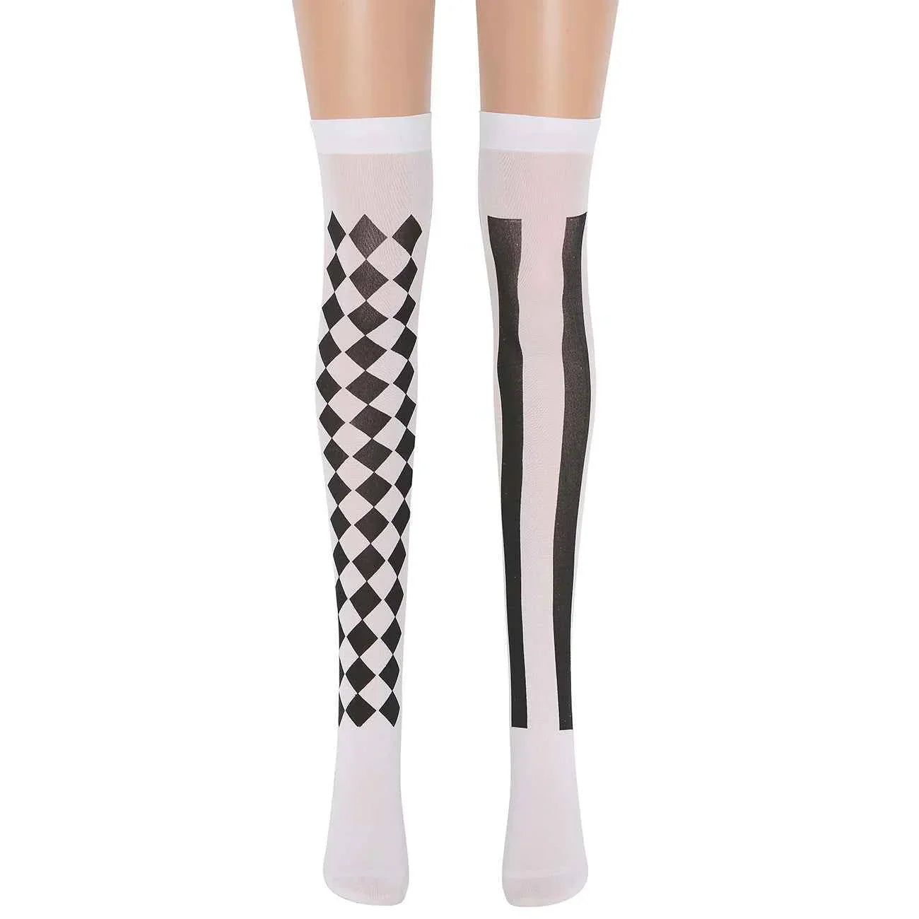 Harlequin Clown Dress Costume Halloween Party Uniform