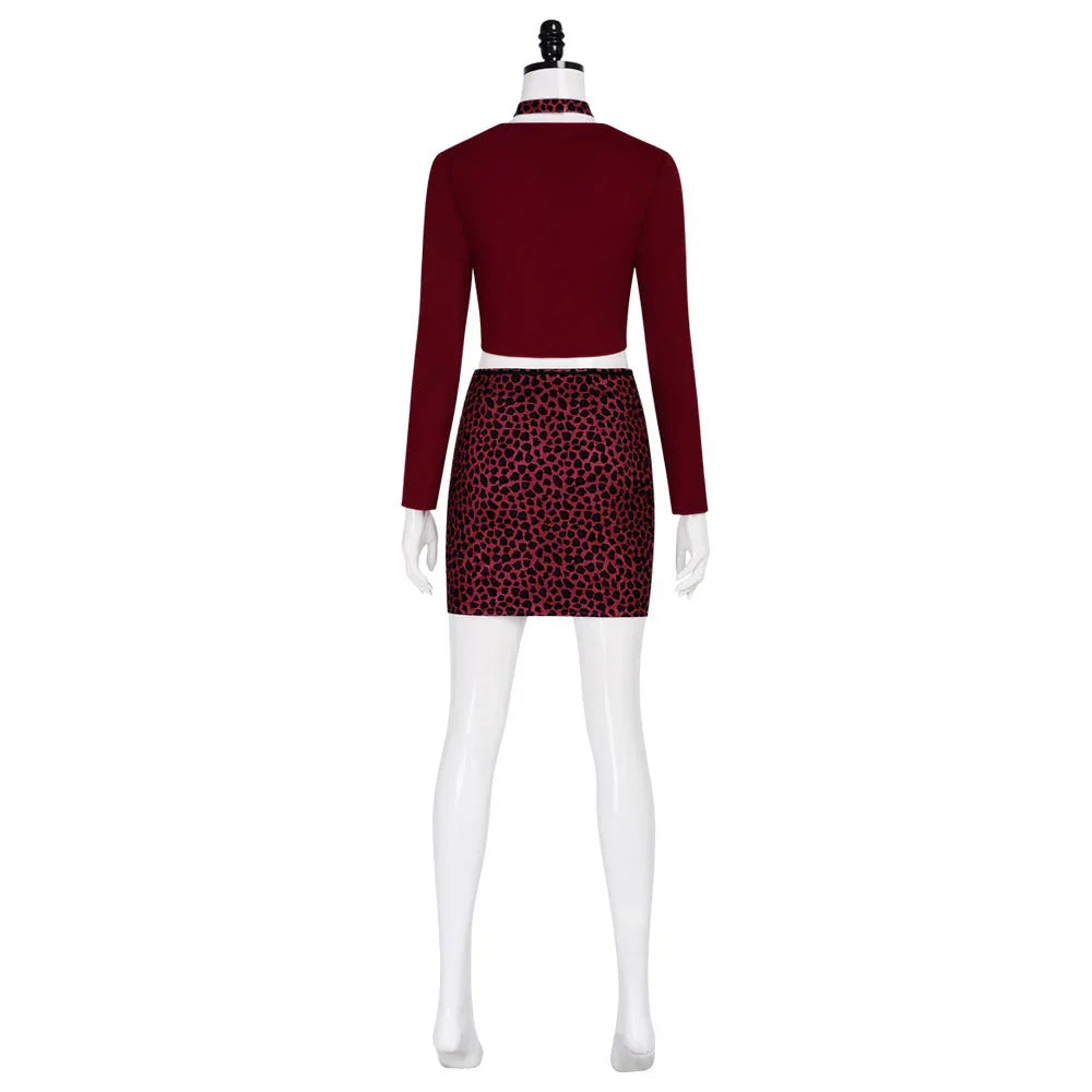 Silent Hill Cosplay Nurse Maria Costume Red Top Skirt