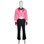 Hazbin Hotel Alastor Cosplay Costume Signature Red Pinstripe Tailcoat Full Set