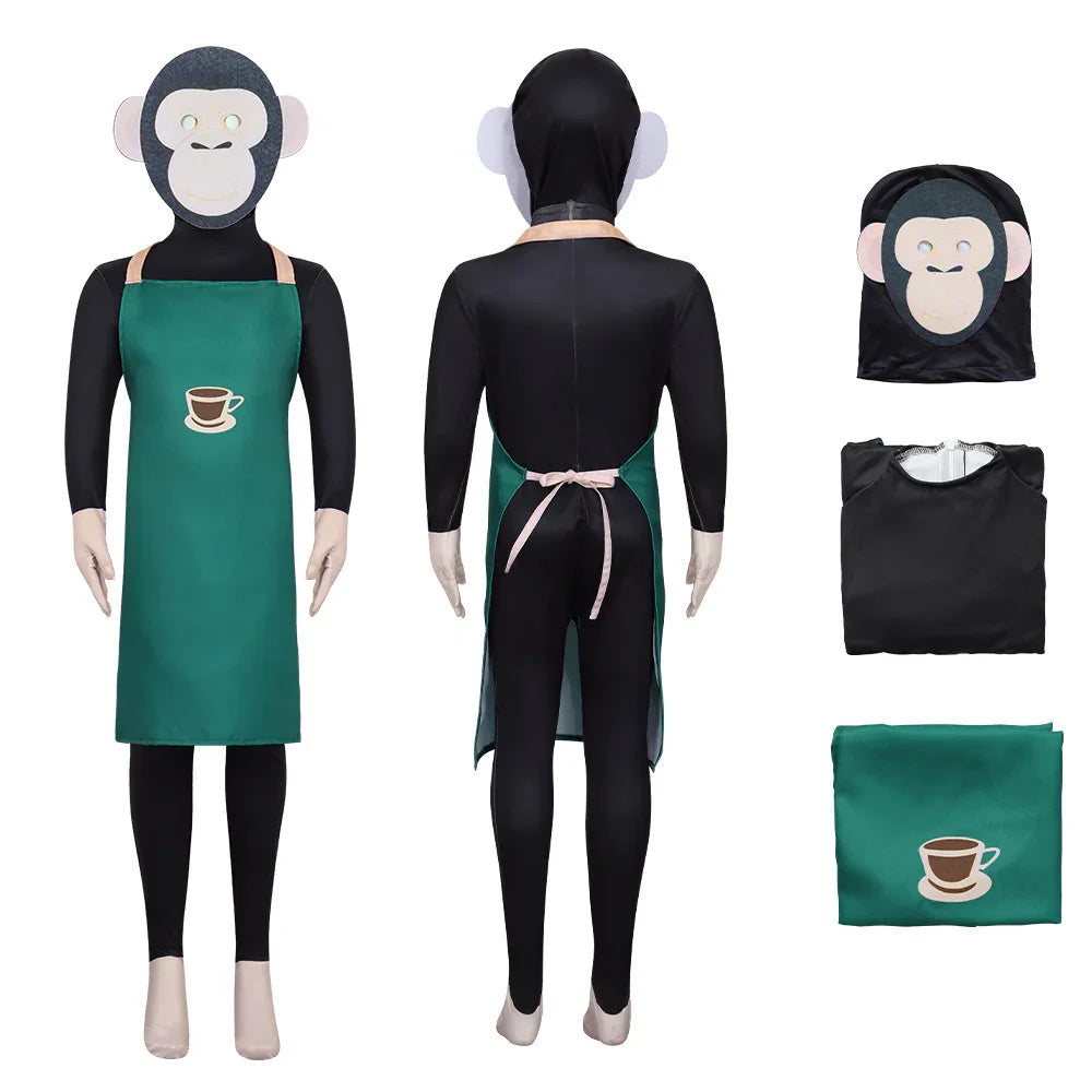 Titan Clockman Skibidi Toilet Jumpsuit Carnival Cosplay Costume For Kids