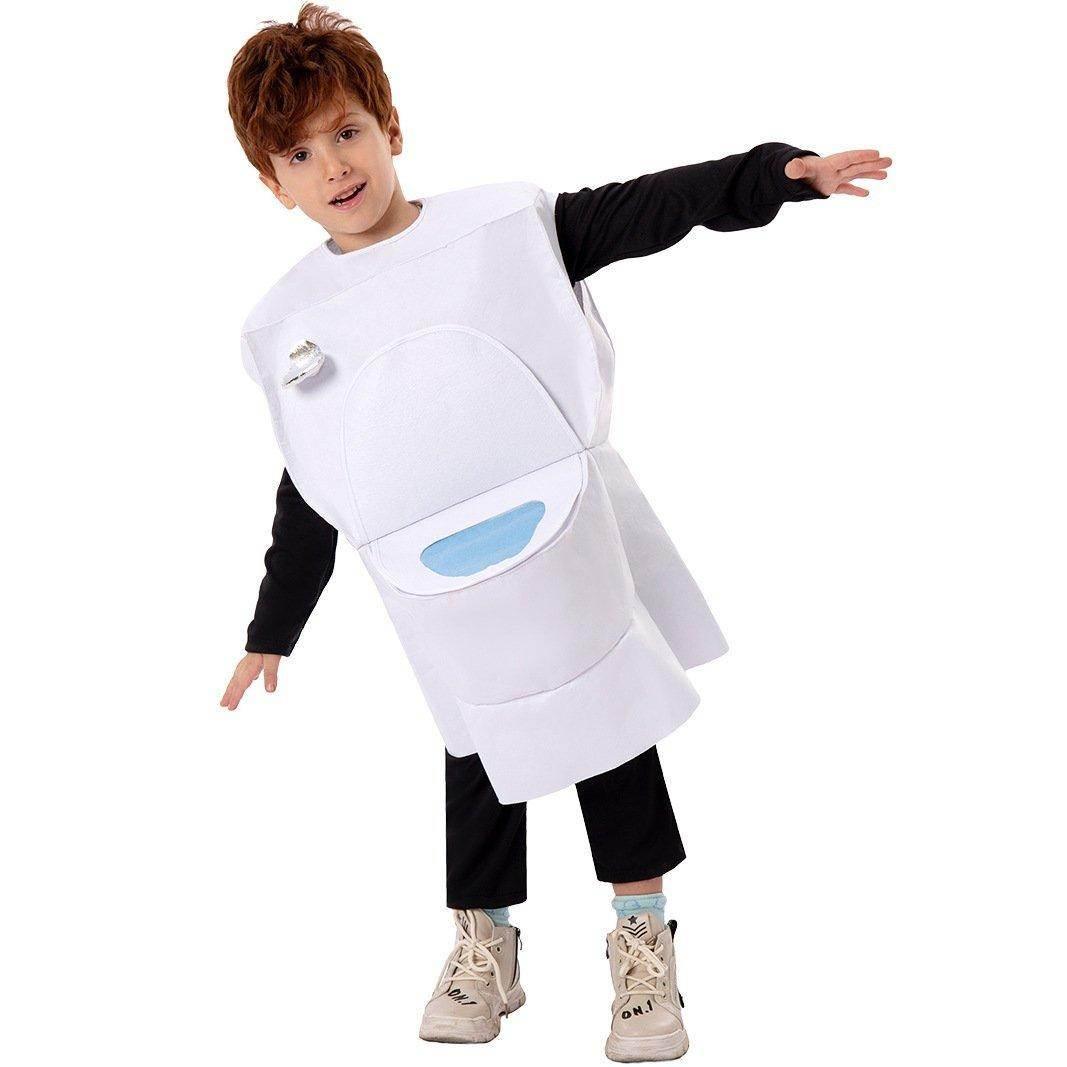 3D Horror Game TV and Toilet Costume Halloween Cosplay Outfit - Azufun