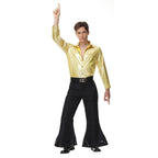 70s Hip Hop Rock Hippie Costumes Fancy Dress Cosplay Halloween Outfit For Adult - Azufun