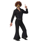 70s Hip Hop Rock Hippie Costumes Fancy Dress Cosplay Halloween Outfit For Adult - Azufun