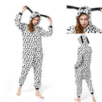 Adult New Long Dalmatian Dog Kigurumi Onesies Pajamas Costume - Pajamasbuy