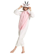 Adult Pink Goat Onesies Hoodie kigurumi Costume Pajamas - Pajamasbuy