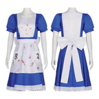 Alice Madness Returns Maid Cosplay Costume Outfit Halloween Carnival Suit - Azufun
