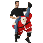 Christmas costumes A Santa Claus Ride On Costume - Azufun